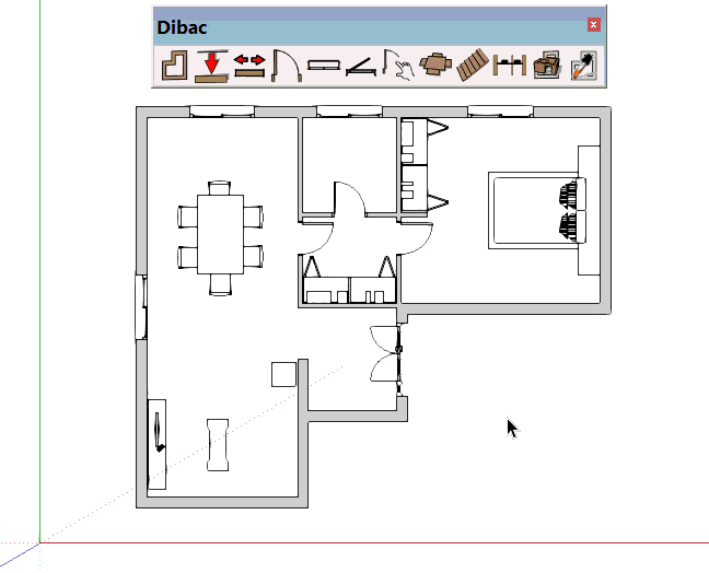 DIBAC(建筑繪圖工具)【草圖大師sketchup插件】