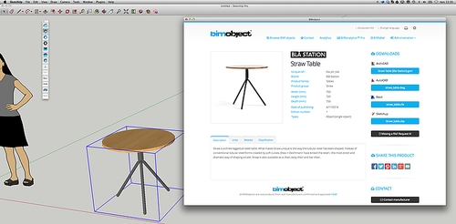 The Bimobject 草圖大師sketchup插件